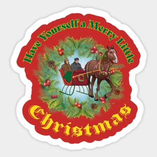 Christmas Sleigh Sticker